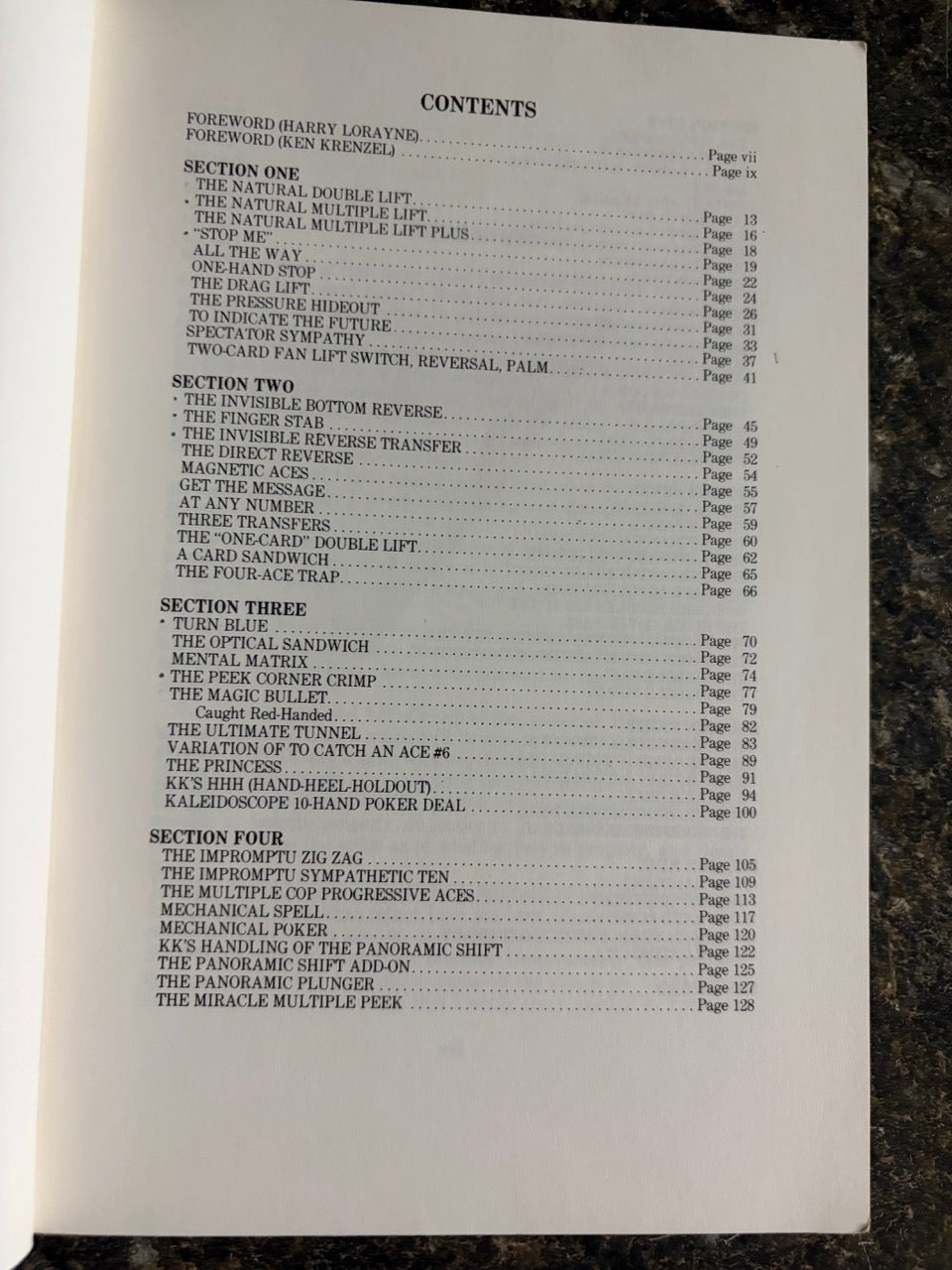 The Card Classics of Ken Krenzel - Harry Lorayne - softcover
