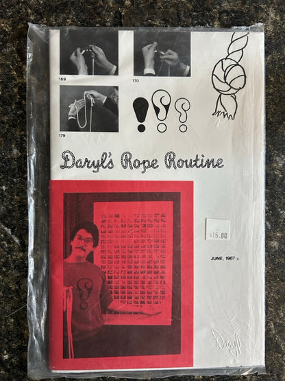 Daryl's Rope Routine - Poster and Instructions