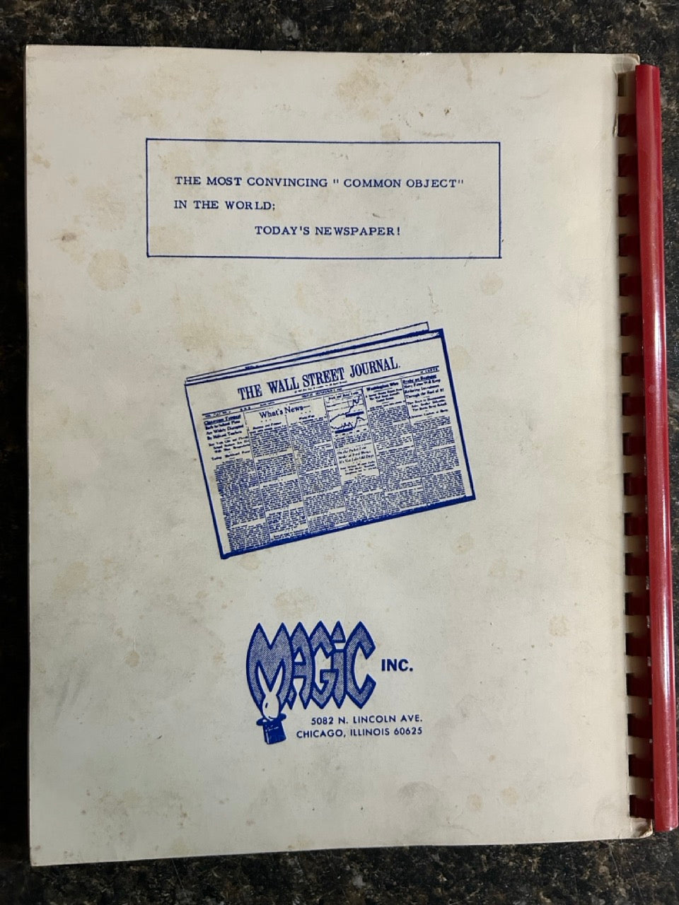 Newspaper Magic - Gene Anderson & Frances Marshall