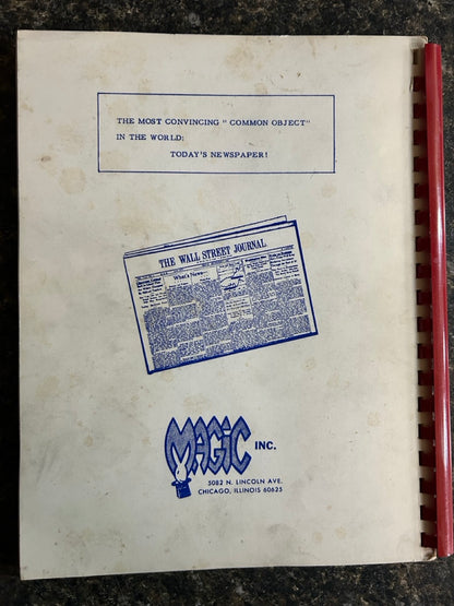 Newspaper Magic - Gene Anderson & Frances Marshall