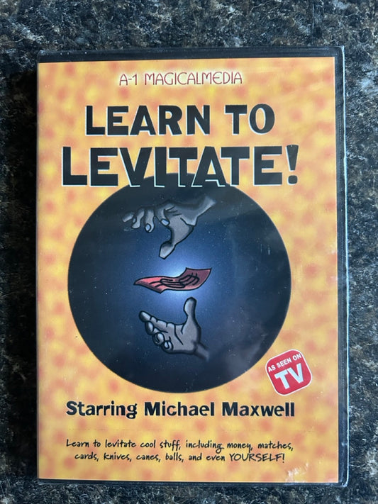 Learn To Levitate - Michael Maxwell - DVD