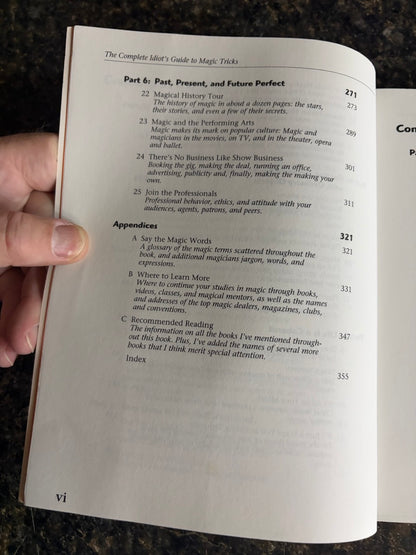 The Complete Idiot's Guide to Magic Tricks - Tom Ogden