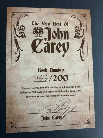 The Very Best of John Carey (+BONUS ebooks) - SIGNED & NUMBERED edition