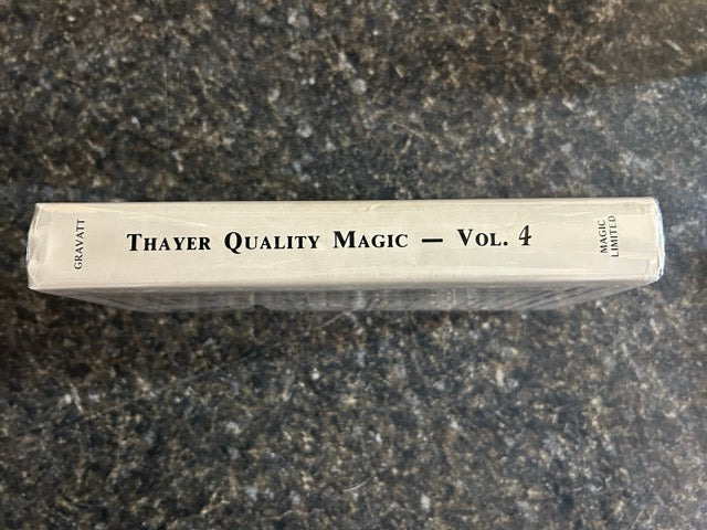 Thayer Quality Magic Catalog Instruction Sheets, Vols.1-4 - Glenn Gravatt