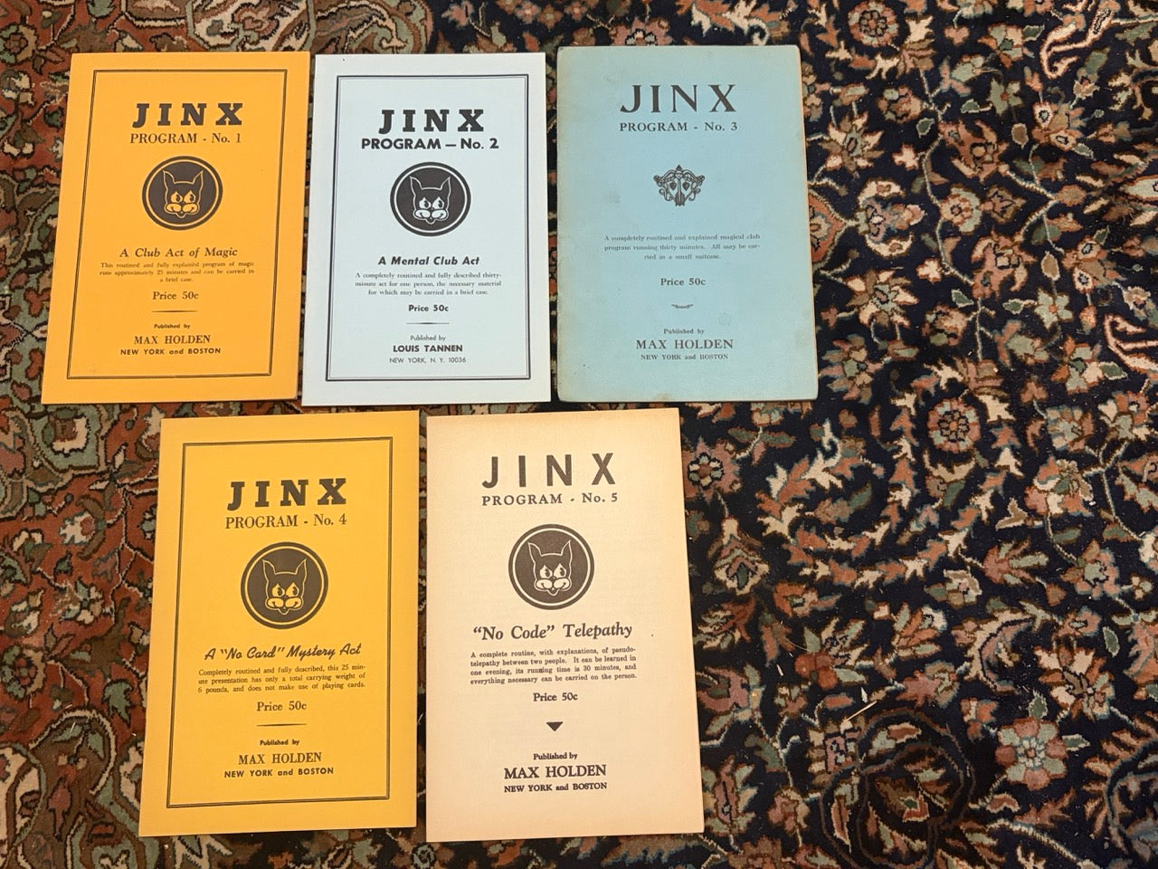 5 JINX Programs (#1, #2, #3, #4, #5) - Max Holden