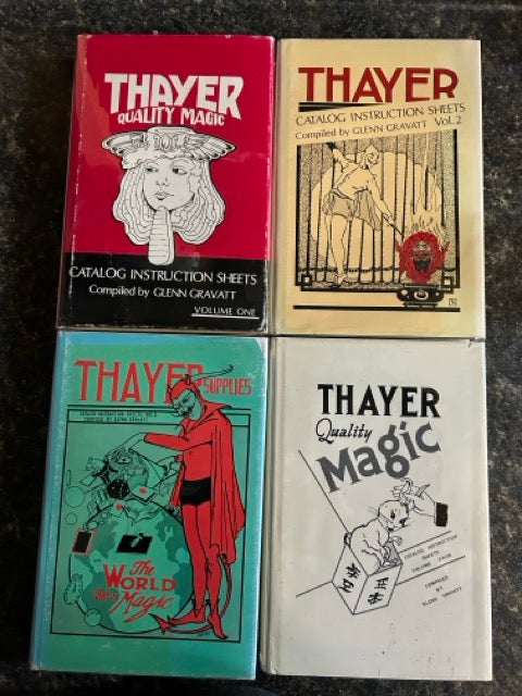 Thayer Quality Magic Catalog Instruction Sheets, Vols.1-4 - Glenn Gravatt