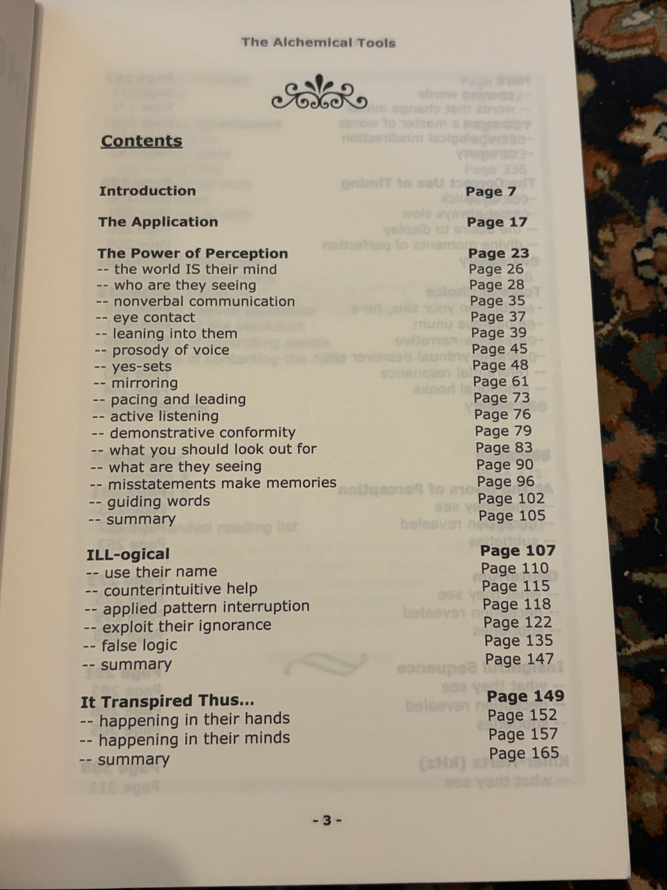 The Alchemical Tools - Paul Brook - SIGNED