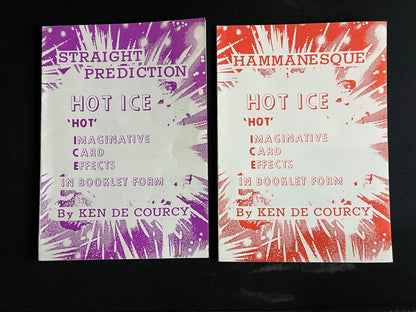2 Ken de Courcy "Hot Ice" booklets