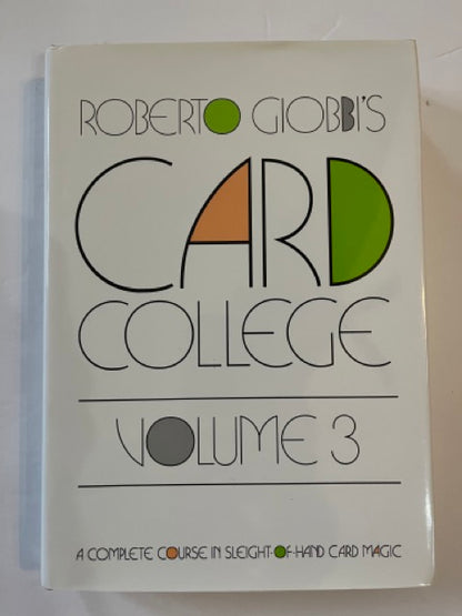 Card College Vol. 3 - Roberto Giobbi