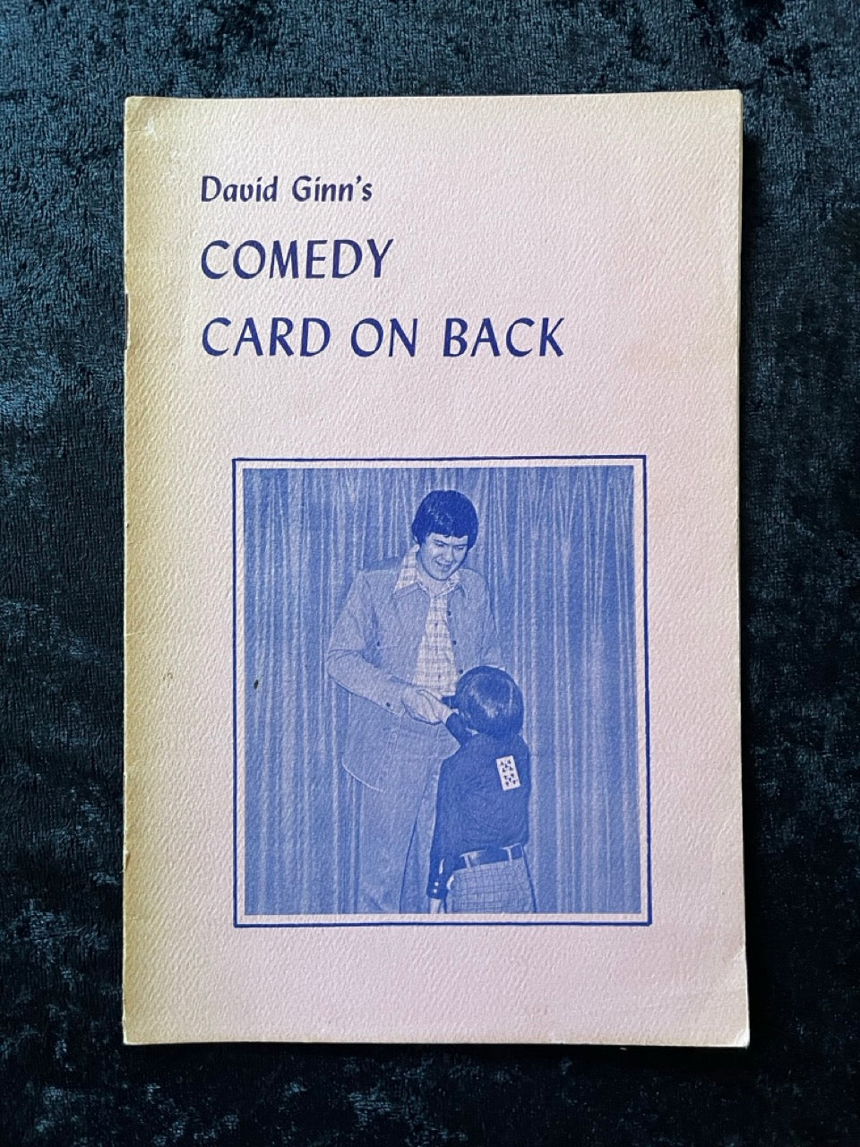 David Ginn's Comedy Card on Back - SIGNED