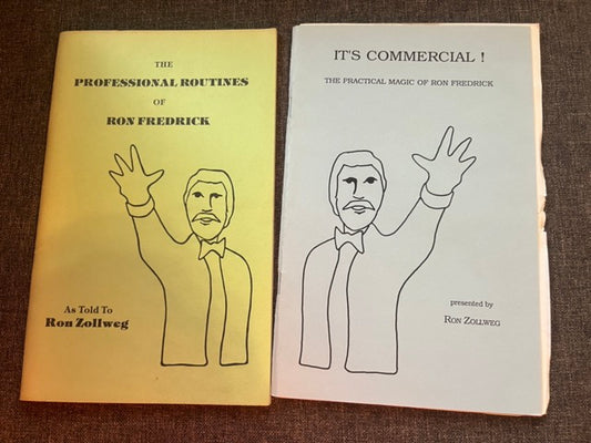 The Professional Routines of Ron Frederick - 2 booklet collection - SIGNED