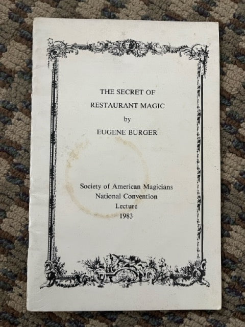 The Secret of Restaurant Magic - Eugene Burger