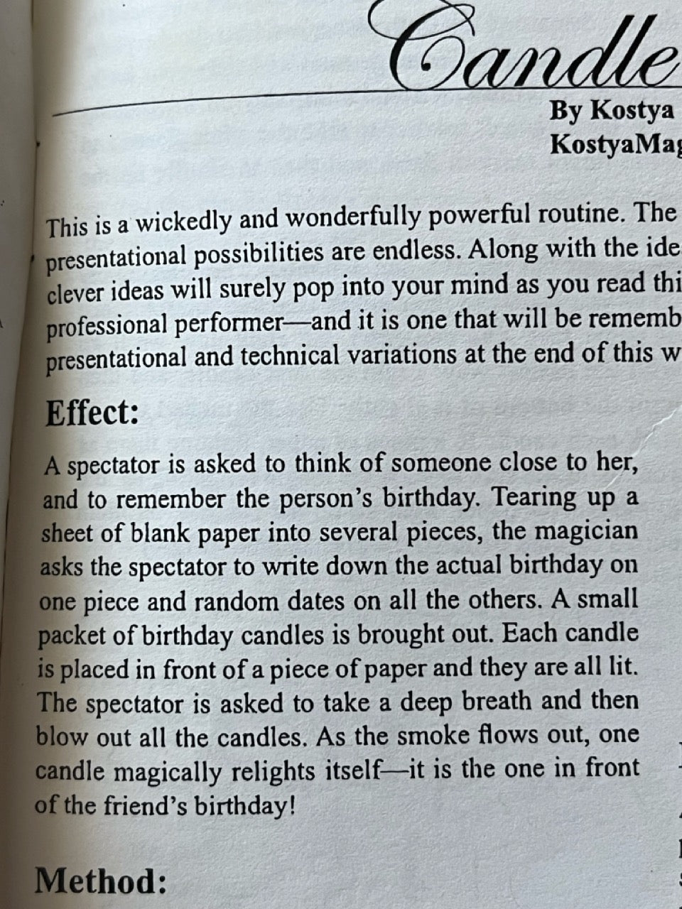 Candle-Abra - Kostyra Kimlat