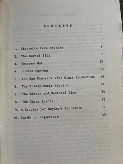 The Professional Routines of Ron Frederick - 2 booklet collection - SIGNED