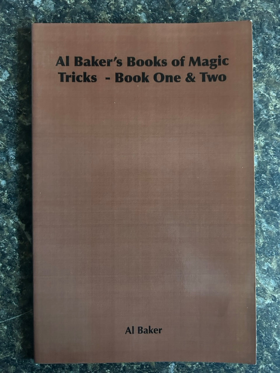 Al Baker's Books of Magic Tricks (Book #1 and #2) - Al Baker