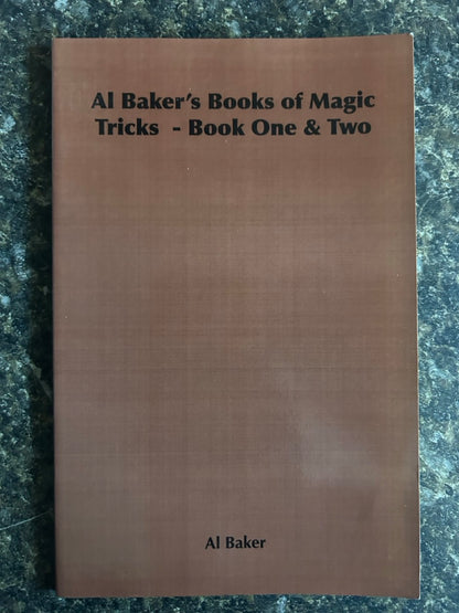 Al Baker's Books of Magic Tricks (Book #1 and #2) - Al Baker