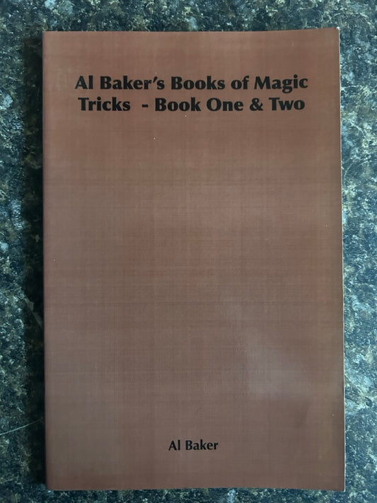 Al Baker's Books of Magic Tricks (Book #1 and #2) - Al Baker