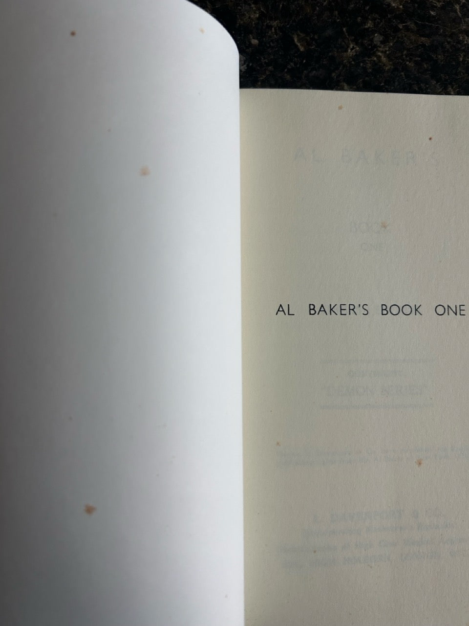 Al Baker's Books of Magic Tricks (Book #1 and #2) - Al Baker