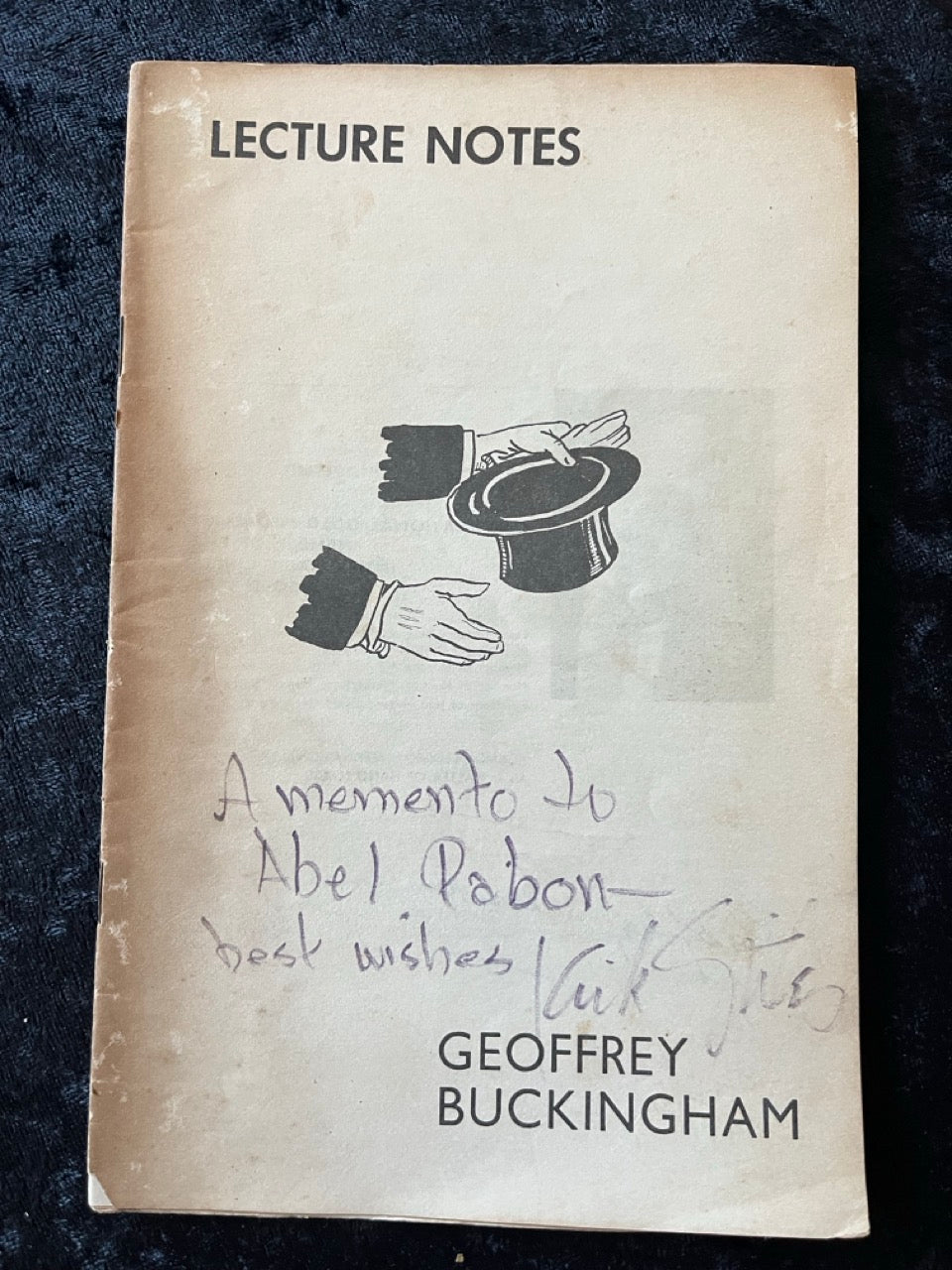 Lecture Notes - Geoffrey Buckingham