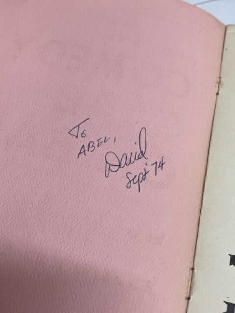 David Ginn's Comedy Card on Back - SIGNED