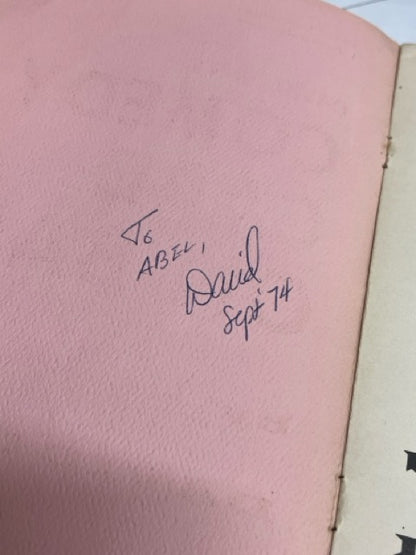 David Ginn's Comedy Card on Back - SIGNED