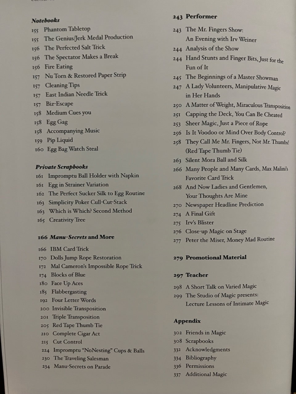 Mr Fingers: The Magic of Irv Weiner - Scott Martell