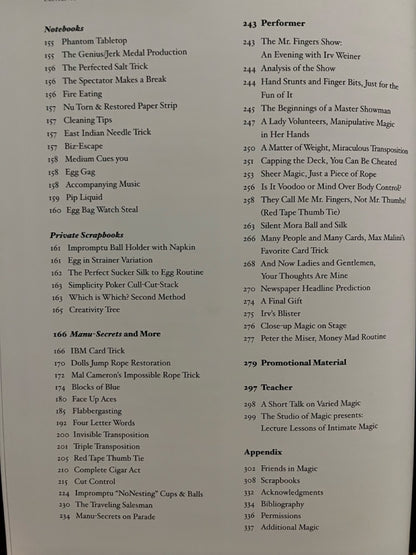 Mr Fingers: The Magic of Irv Weiner - Scott Martell