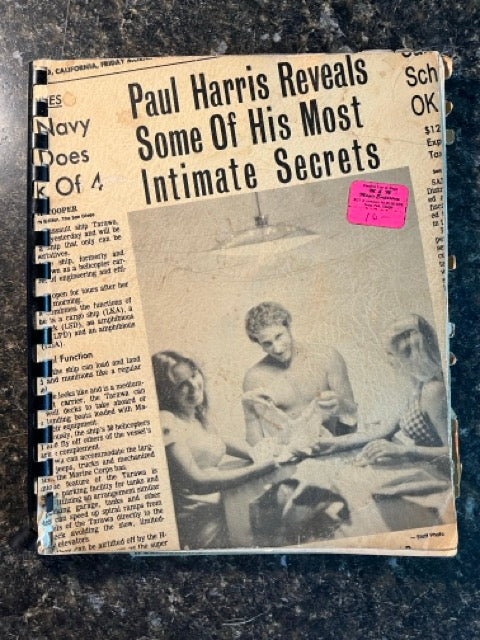 Paul Harris Reveals Some Of His Most Intimate Secrets (used)