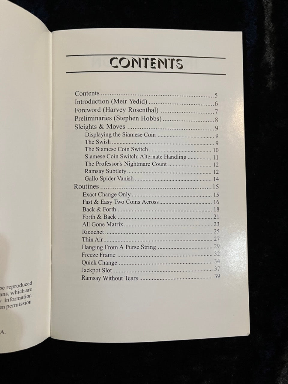 Michael Gallo's Siamese Coins (instructions only) - Stephen Hobbs