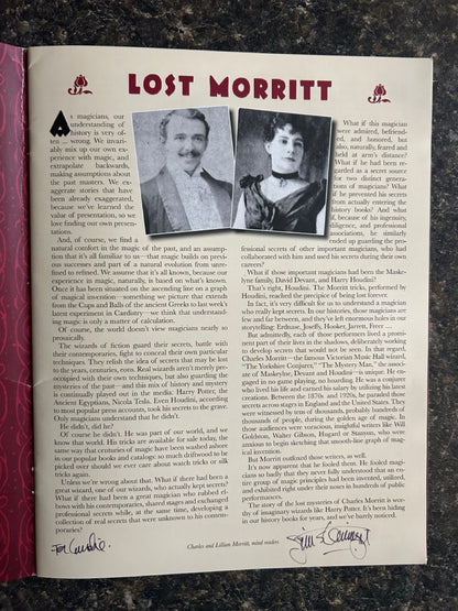 Lost Morritt - Jim Steinmeyer