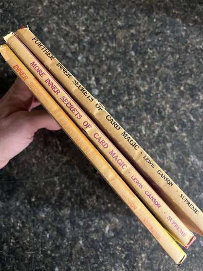 Dai Vernon's Inner Secrets of Card Magic (3 Book Set)- Lewis Ganson