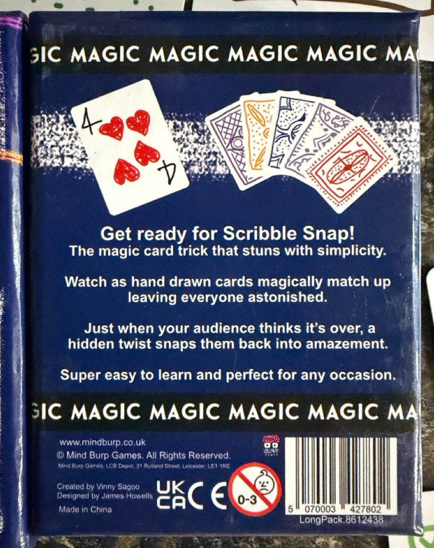 Scribble Snap - Vinny Sagoo (Don's Magic & Books EXCLUSIVE Import)