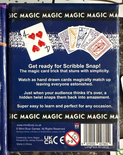 Scribble Snap - Vinny Sagoo (Don's Magic & Books EXCLUSIVE Import)
