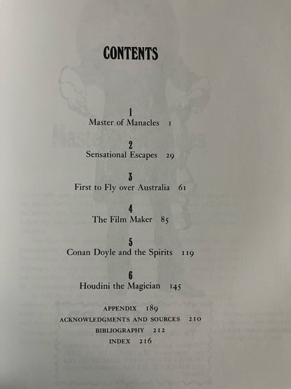 Houdini, A Pictorial Biography - Milbourne Christopher