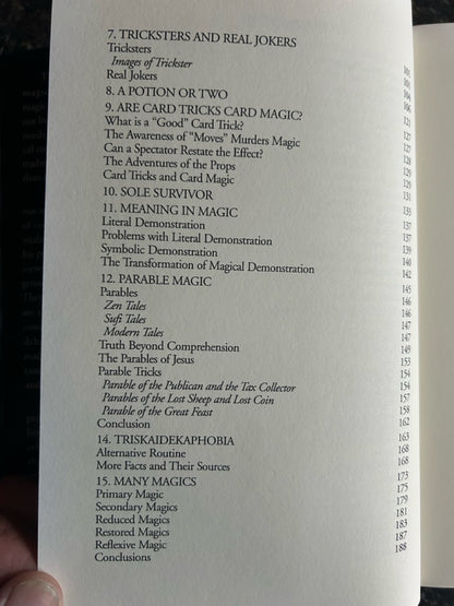Magic And Meaning - Eugene Burger & Robert E. Neale - 1st Edition