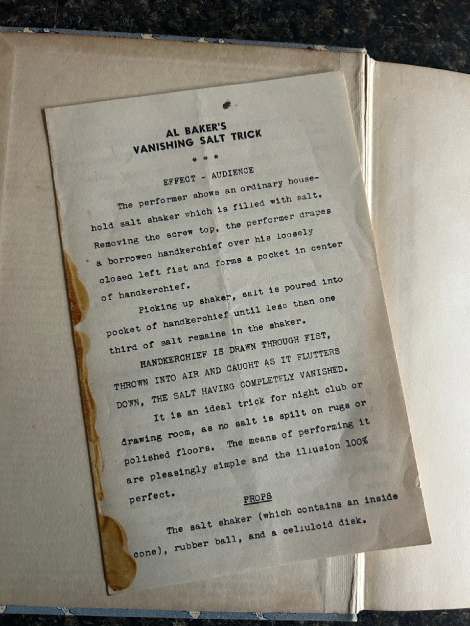 Al Baker's Magical Ways and Means