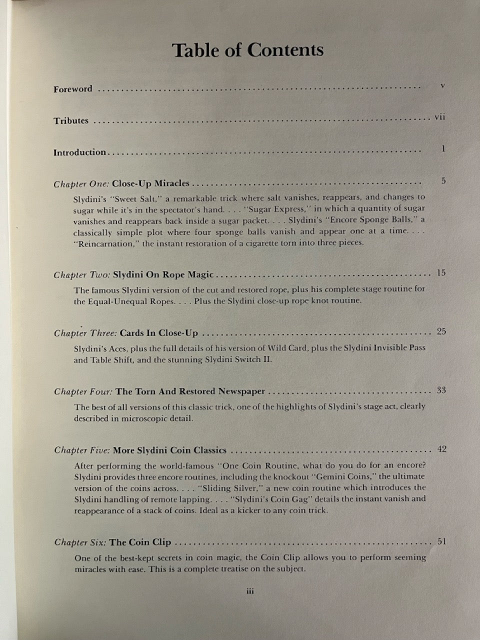 The Magical World of Slydini - 2 volumes - Karl Fulves