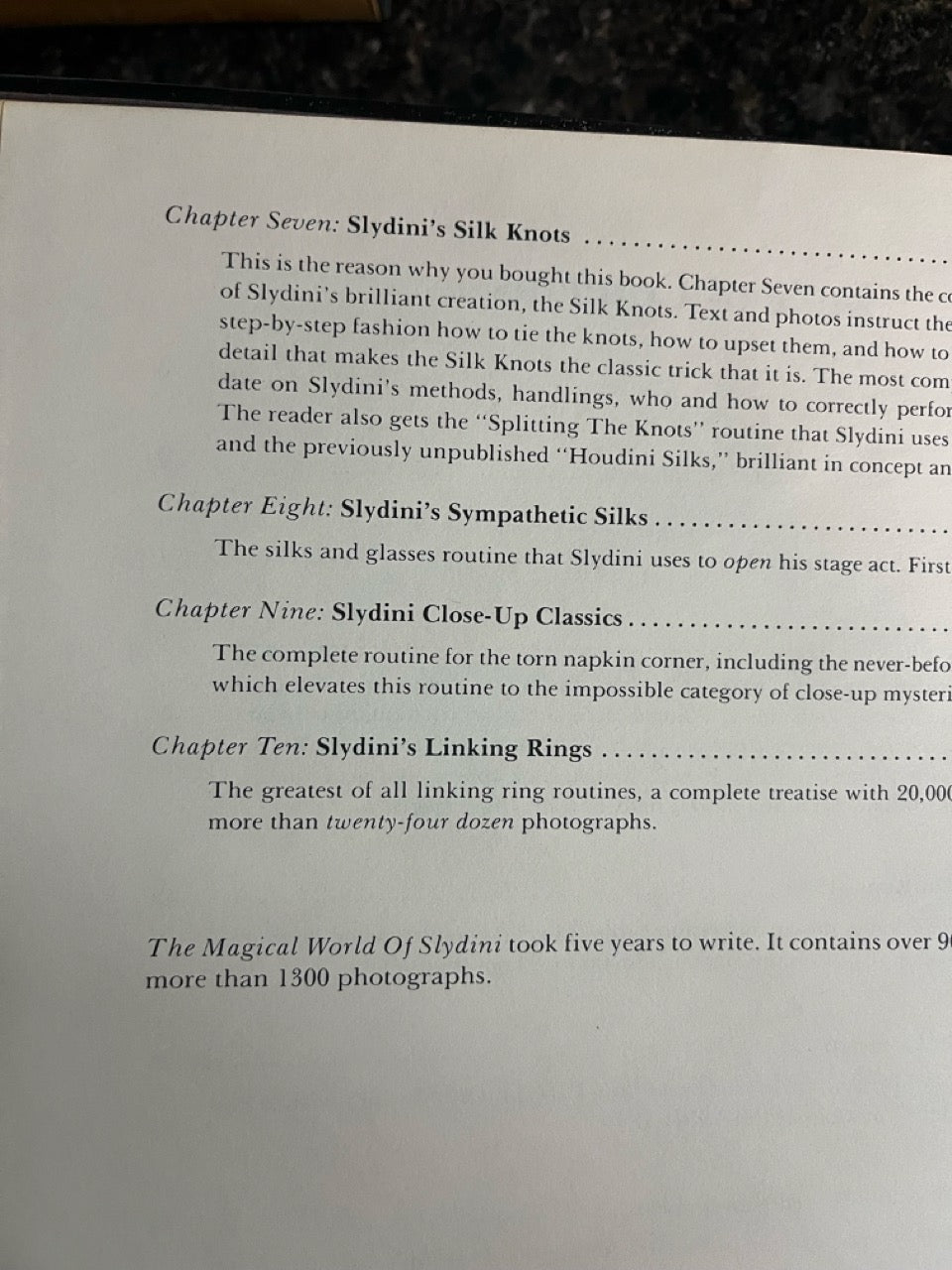 The Magical World of Slydini - 2 volumes - Karl Fulves