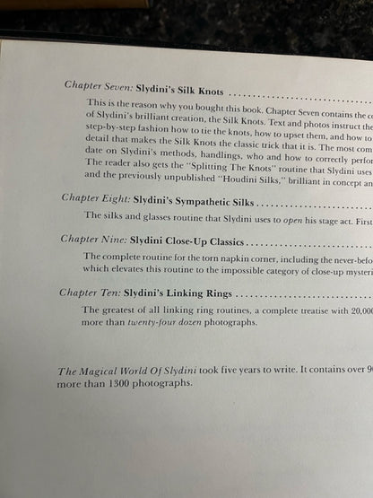 The Magical World of Slydini - 2 volumes - Karl Fulves