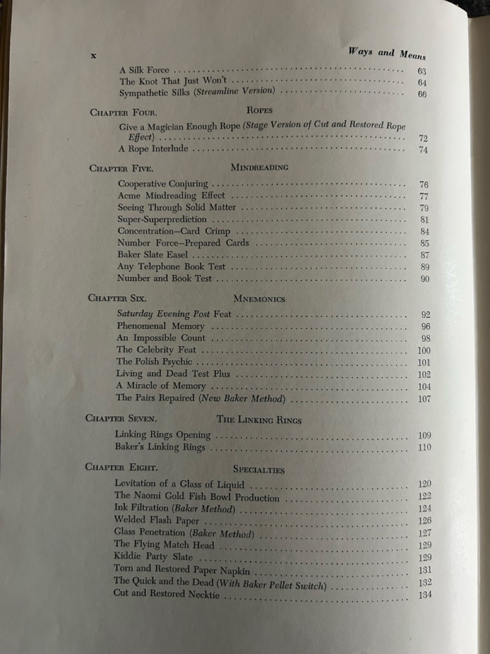 Al Baker's Magical Ways and Means