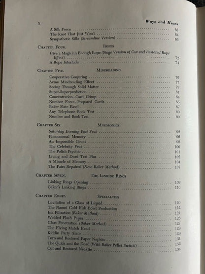 Al Baker's Magical Ways and Means