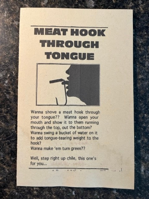 Meat Hook Through Tongue - Anonymous