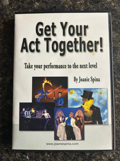 Get Your Act Together! - Joanie Spina - 2 DVDs & NOTES
