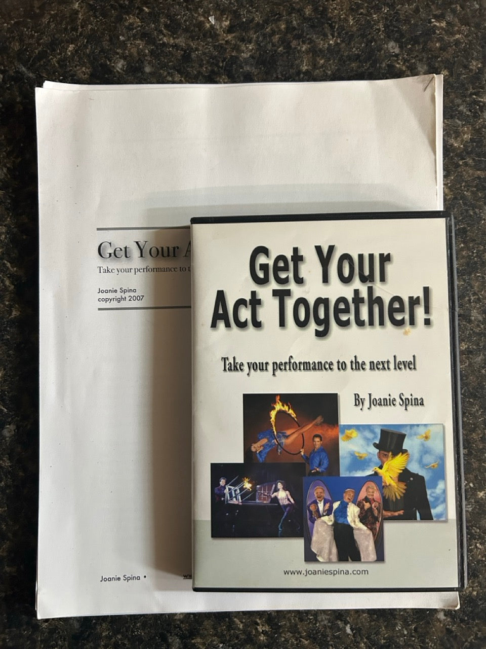 Get Your Act Together! - Joanie Spina - 2 DVDs & NOTES