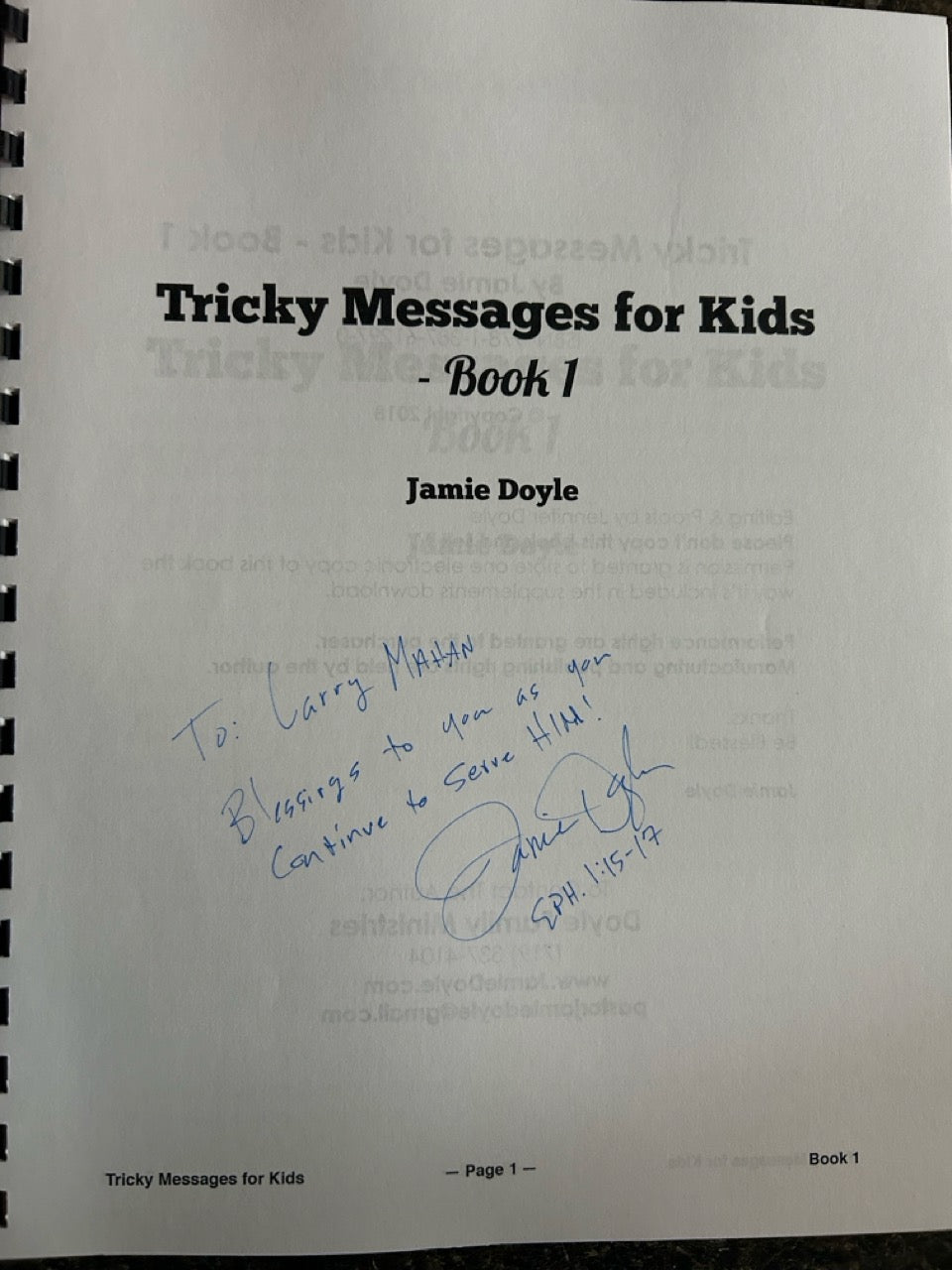 Tricky Messages for Kids, Vols. 1-4 - Jamie Doyle