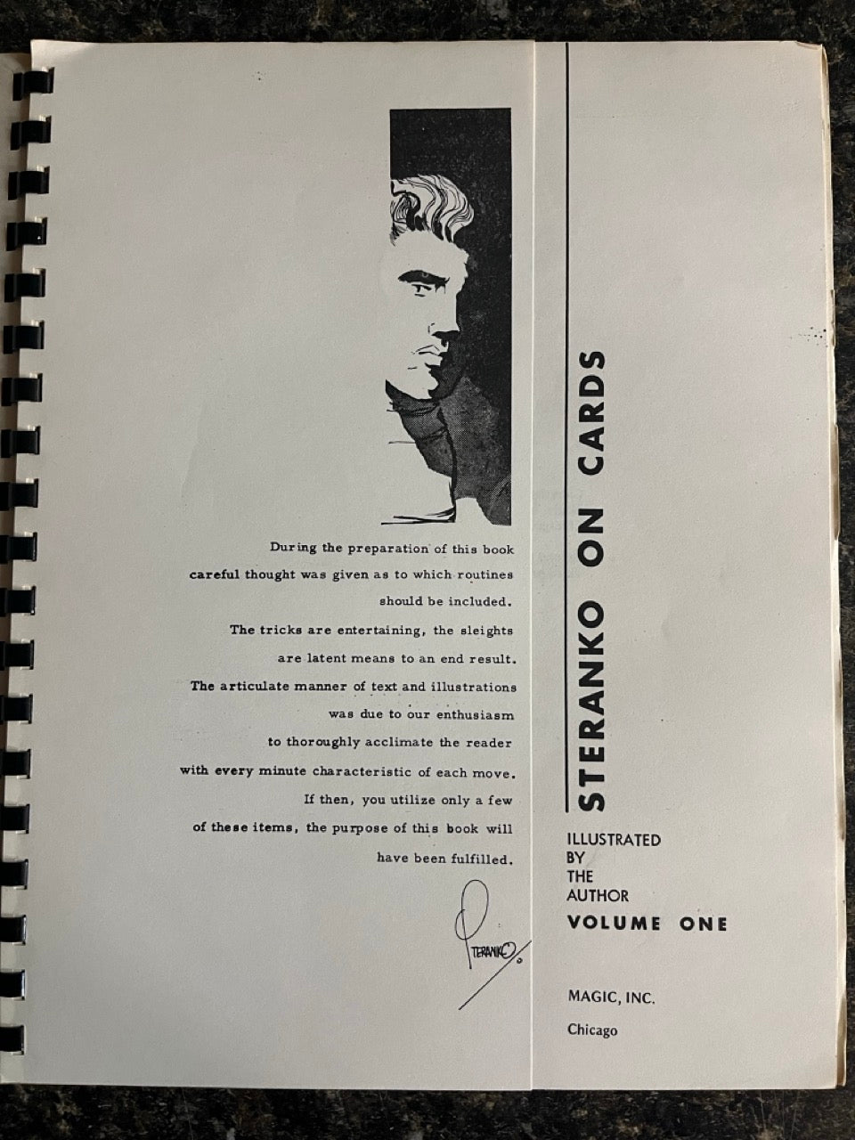 Steranko on Cards (comb bound) - Steranko