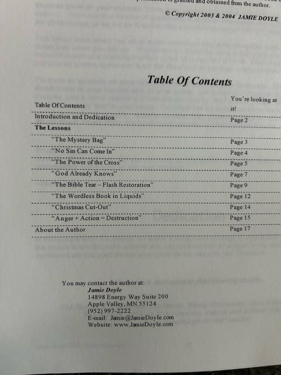 Incredible Object Lessons, Vols. 1-3 - Jamie Doyle