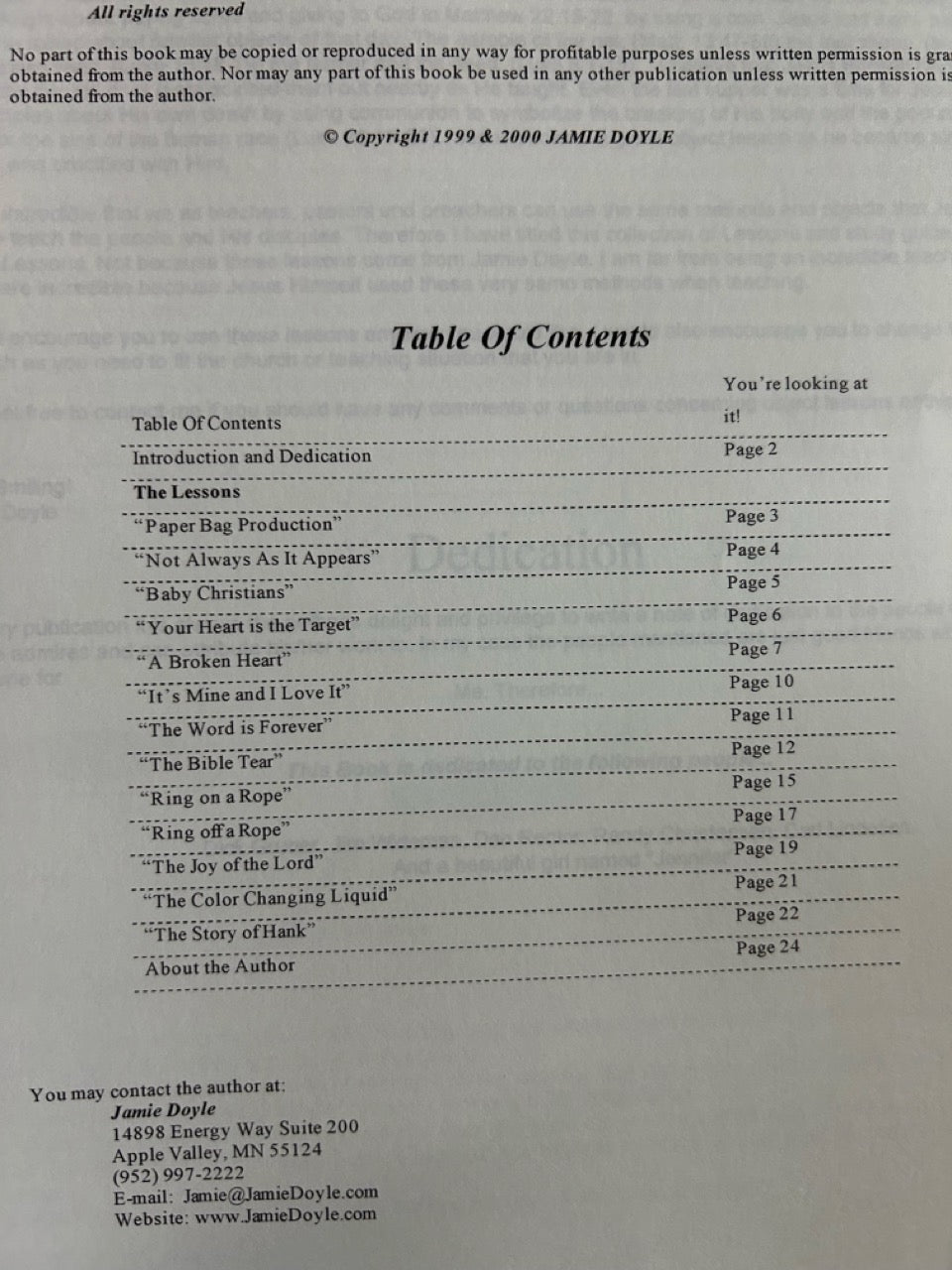 Incredible Object Lessons, Vols. 1-3 - Jamie Doyle
