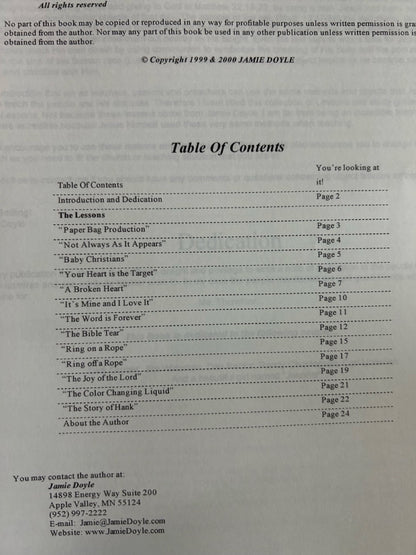 Incredible Object Lessons, Vols. 1-3 - Jamie Doyle