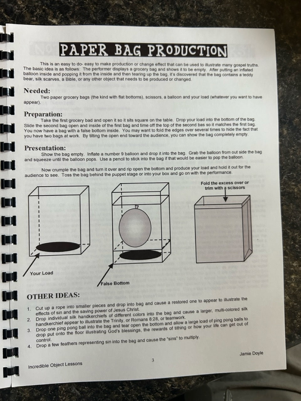 Incredible Object Lessons, Vols. 1-3 - Jamie Doyle